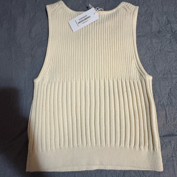 REFORMATION Beige Kate Organic Cotton Knit 2 Pieces Crop Top And
Mini Skirt Sz L - Picture 13 of 14